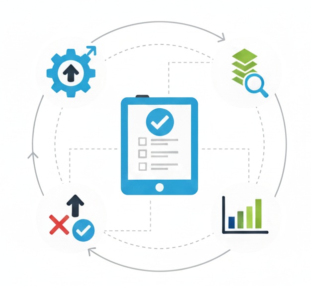 Softwareprodukt für die Dokumentation aller Kontrollen, rechtssicher.